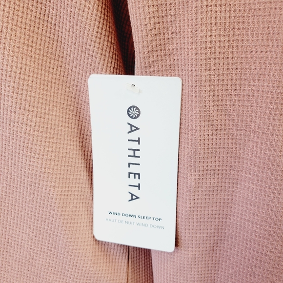 NWT Athleta Wind Down Sleep Top - Picture 9 of 14